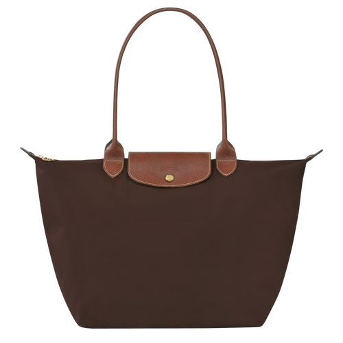 Bolso grande Le Pliage, color ébano