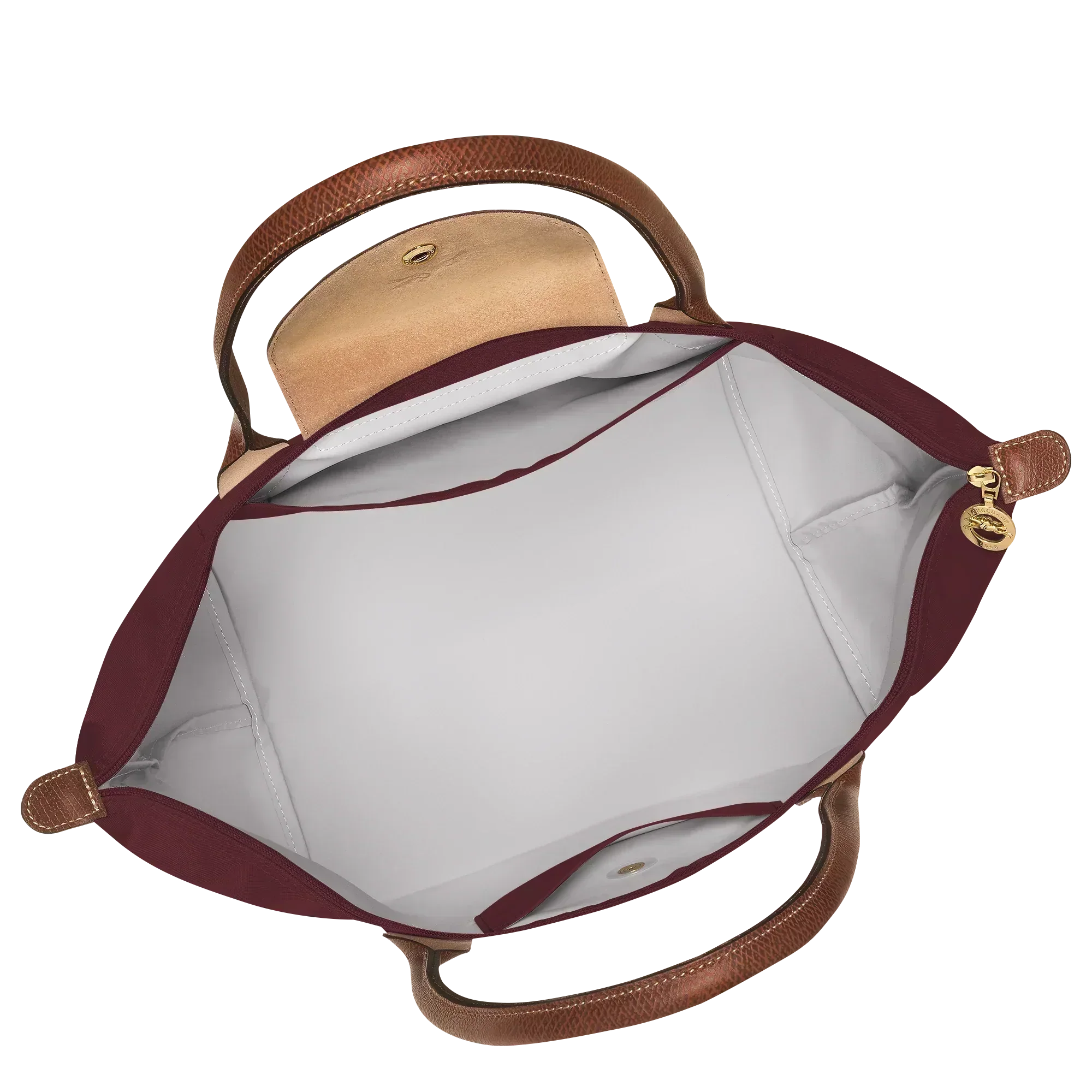 Longchamp - Bolso grande Le Pliage, burdeos