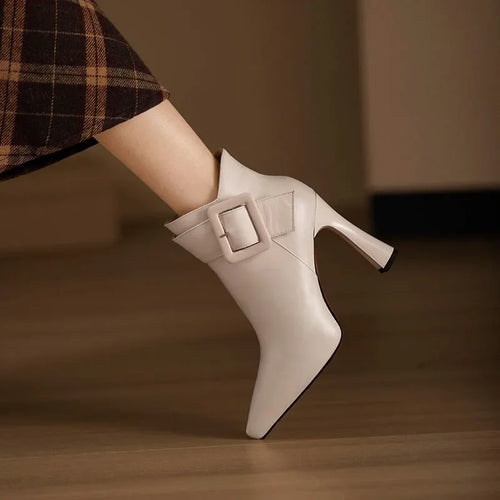 Aveline™ – Botines con Hebilla Elegante